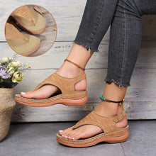 Afbeelding in Gallery-weergave laden, Effen zomersandalen met gesp
