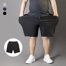 Afbeelding in Gallery-weergave laden, Grote maten ijszijde-stretchshort voor heren

