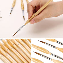 Afbeelding in Gallery-weergave laden, Fine Detail Penselen set (11 stuks)
