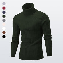 Afbeelding in Gallery-weergave laden, Men's Knitted Turtleneck Sweater
