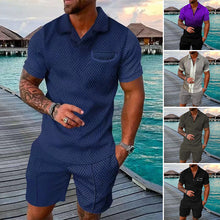 Afbeelding in Gallery-weergave laden, Casual herenpolo met print
