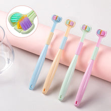 Afbeelding in Gallery-weergave laden, V-shaped Three-sided Toothbrush
