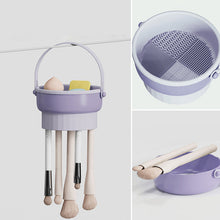 Afbeelding in Gallery-weergave laden, 3-in-1 reinigingskom voor make-upborstels
