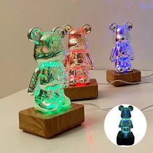 Afbeelding in Gallery-weergave laden, 3D Fireworks Bear Lights
