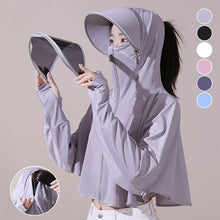 Afbeelding in Gallery-weergave laden, Ice silk windjack met uv-bescherming en capuchon
