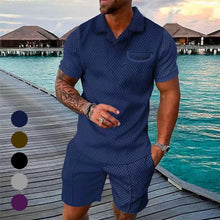 Afbeelding in Gallery-weergave laden, Casual herenpolo met print
