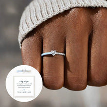 Afbeelding in Gallery-weergave laden, Aan mijn dochter - Gesneden Halve Emaille Ring
