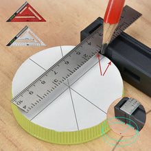 Afbeelding in Gallery-weergave laden, Detachable Adjustable Angle Woodworking Triangle Ruler
