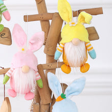 Afbeelding in Gallery-weergave laden, Handgemaakte paashaas pop ornament
