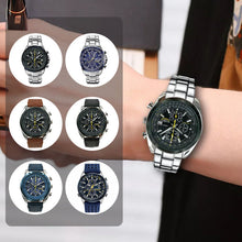 Afbeelding in Gallery-weergave laden, Producten Multifunctioneel quartz herenhorloge met meerdere knoppen
