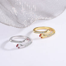 Afbeelding in Gallery-weergave laden, Diamanten knuffel ring
