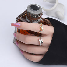 Afbeelding in Gallery-weergave laden, Diamanten knuffel ring
