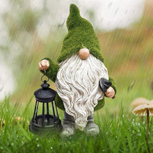 Afbeelding in Gallery-weergave laden, Solar Garden Gnome Statue – Lantern
