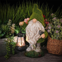 Afbeelding in Gallery-weergave laden, Solar Garden Gnome Statue – Lantern
