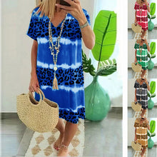 Afbeelding in Gallery-weergave laden, Sexy midi-rok met luipaardprint voor dames
