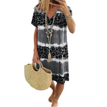 Afbeelding in Gallery-weergave laden, Sexy midi-rok met luipaardprint voor dames
