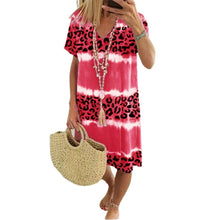 Afbeelding in Gallery-weergave laden, Sexy midi-rok met luipaardprint voor dames
