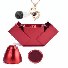 Afbeelding in Gallery-weergave laden, Hartketting met liefdesprojectie (I Love You in 100 talen)
