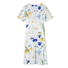 Afbeelding in Gallery-weergave laden, Voorverkoop>Casual jurk met ronde hals en print
