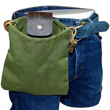 Afbeelding in Gallery-weergave laden, Leren en canvas bushcraft tas

