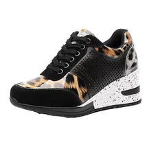 Afbeelding in Gallery-weergave laden, Wedge-sneakers met hoge hak voor dames

