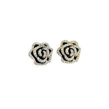 Afbeelding in Gallery-weergave laden, Vintage Elegante Camelia Oorbellen
