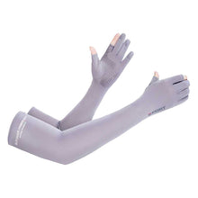 Afbeelding in Gallery-weergave laden, Non-slip blootgestelde twee-vinger zonnebrand crème mouw handschoenen
