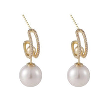 Afbeelding in Gallery-weergave laden, Elegante parel oorbellen
