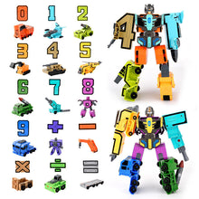 Afbeelding in Gallery-weergave laden, Speelgoedvervorming Nummer Transform Robot
