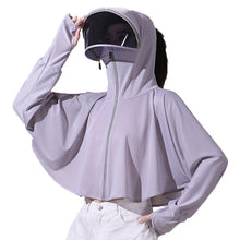 Afbeelding in Gallery-weergave laden, Ice silk windjack met uv-bescherming en capuchon
