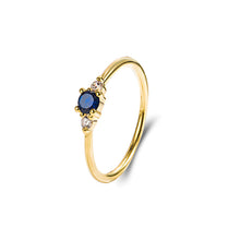 Afbeelding in Gallery-weergave laden, Art Deco Geboortesteen Ring
