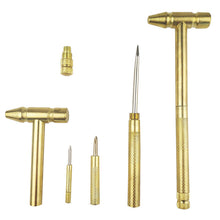Afbeelding in Gallery-weergave laden, 6 in1 Micro Mini multifunctionele koperen hamer
