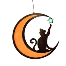 Afbeelding in Gallery-weergave laden, Maan Zwarte Kat Decoraties
