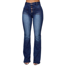 Afbeelding in Gallery-weergave laden, Flare-jeans met hoge taille

