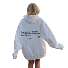 Afbeelding in Gallery-weergave laden, 'Dear Person Behind Me' Sweatshirt
