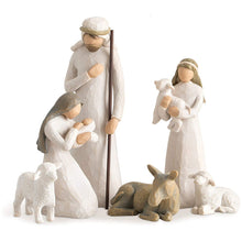 Afbeelding in Gallery-weergave laden, Willow Tree Nativity Figurines 6 PCs Resin Easter Ornament

