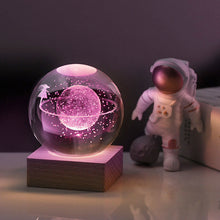 Afbeelding in Gallery-weergave laden, 3D Galaxy Crystal Ball Nachtlampje Decorlamp
