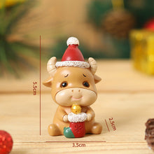 Afbeelding in Gallery-weergave laden, Handgemaakte dieren kerstman ornamenten
