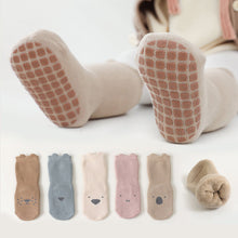Afbeelding in Gallery-weergave laden, Warme sokken voor schattige baby's met antislipkussen
