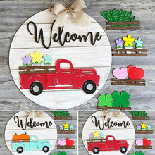 Afbeelding in Gallery-weergave laden, Verwisselbaar vintage welkomst bord
