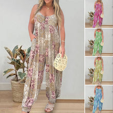 Afbeelding in Gallery-weergave laden, Bedrukte losse hemdjumpsuit
