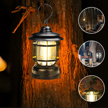 Afbeelding in Gallery-weergave laden, Draagbare retro-kampeer lamp
