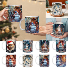 Afbeelding in Gallery-weergave laden, ☃️3D Kerst Hete Cacao Opgeblazen Mok
