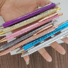 Afbeelding in Gallery-weergave laden, Swear Word Daily Pen Set (7cs * grappige zwarte inktpennen)
