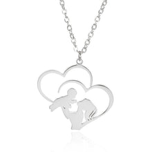 Afbeelding in Gallery-weergave laden, Moeder en baby hart ketting
