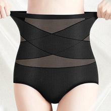 Afbeelding in Gallery-weergave laden, Zijden hoge taille cross-over bodyshaping slipje

