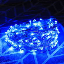 Afbeelding in Gallery-weergave laden, Kerst USB-afstandsbediening koperdraad lichtsnaar
