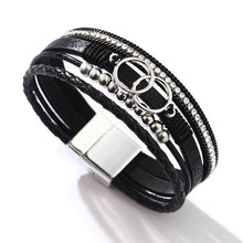 Afbeelding in Gallery-weergave laden, Laag lederen armband
