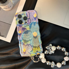 Afbeelding in Gallery-weergave laden, iPhone kleurrijk olieverfschilderij prachtige telefoonhoes
